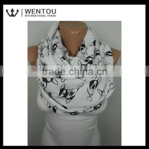 Fashion Accessories Dog Print Infinity Scarf thumbnail-1