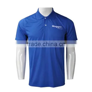 Custom Mens Polo T Shirt Blue Color thumbnail-2