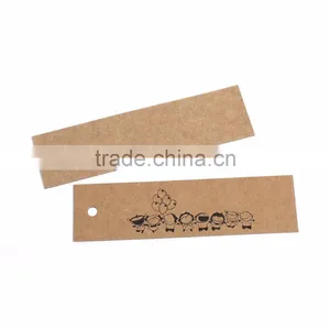 Paper Label Tags Rectangle Brown Balloon Pattern 9cm(3 4/8") x 2.5cm(1"), 1 Piece thumbnail-3