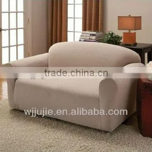 Stretch Suede Fitted Sofa Slipcover thumbnail-1