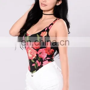Hot Sale Printed g String Ladies Bodysuit thumbnail-4