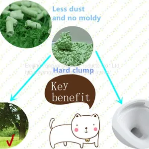 Hard Clump and Odor Control Tofu Cat Litter--green Tea Scent thumbnail-4