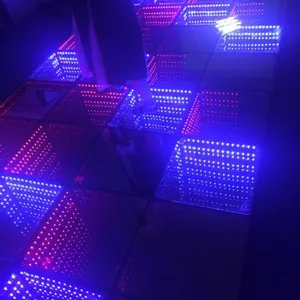 3D Mirror Abyss Dance Floor Led Panel Tile for Club Stage thumbnail-1