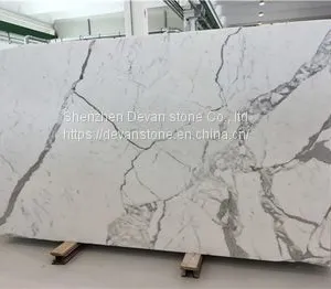 Italy White Marble Calacatta White Marble Slabs & Marble Tiles thumbnail-1