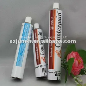 Aluminum Squeeze Soft Packaging Tube for Medical Cream thumbnail-1