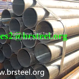 API 5L X42 Black Painting ERW Carbon Steel Pipes thumbnail-2