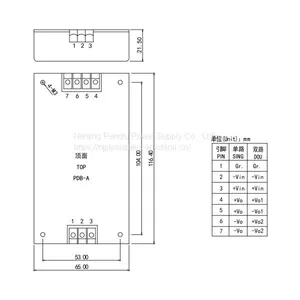 PDB-A Series 30-100W Single 12/24V Power Converter thumbnail-2