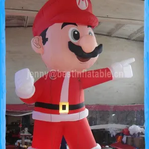 Inflatable Supermario Mascot Cartoon Inflatable Performance Model for Promoting Exhibition thumbnail-4