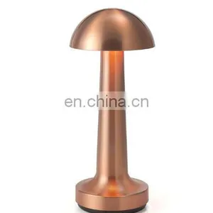 2019 Amazon Cafe Hotel Restaurant Decorative Wireless Mushroom Led Lamp Table Lamps thumbnail-1