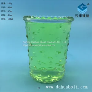 Wholesale 100ml Hemp Candle Glass Price of Craft Glass Candlestick thumbnail-1