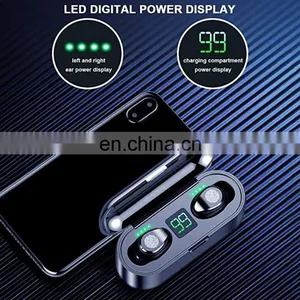LED Display Headphone F9 TWS BT 5.0 Wireless Earbuds Earphone Auto Connect Sports Game Headset With Power Bank Charging Box I7s thumbnail-4
