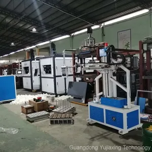 YJ750X520 Hydraulic Disposable Plastic Cup Bowl Making Thermoforming Machine With Servo Motor Stretching thumbnail-4