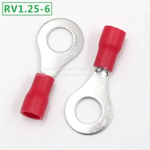 RV1.25-6 BRASS RED RING TERMINAL thumbnail-4