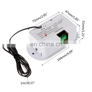 XH-W1308 W1308 Adjustable Digital Cool Heat Sensor Red/Blue Display Temperature Controller Thermostat Switch DC 12V/24V/220V thumbnail-5