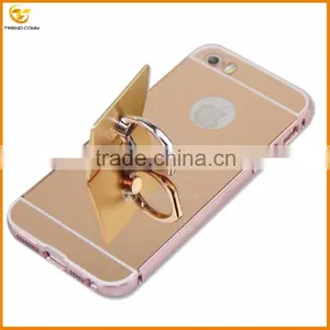 Wholesale Aluminum Metal Bumper Plating Mirror Hard Cover for Iphone 5s thumbnail-3