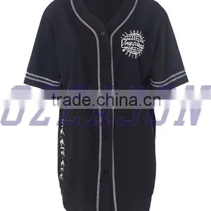 Good Price Blank Dri Fit Baseball Tee Shirts Jersey Pattern With Custom Design Wholesale thumbnail-4