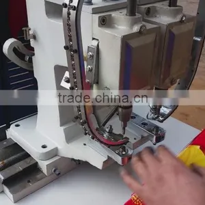 HAS VIDEO 195 Cycles Per Minute 2 Heads Paper Bag Rope Through Hole Fixing Making Machine thumbnail-4
