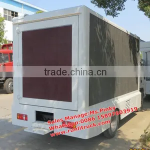 HOWO 6Wheels MiNI LED Trucks, Out Door Mobile LED Advertising Truck P10, P8, P6 LED Screen on Sales thumbnail-6