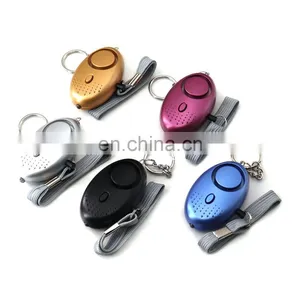 Wholesale Light Weight 130dB Led Flashlight Abs SOS Personal Anti Attack Emergency Defense Safety Alarm Keychain thumbnail-1