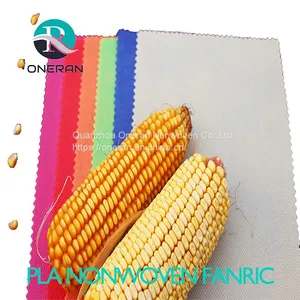 PLA Non-woven Fabric Biodegradable Pla Spunbond Nonwoven Fabric Printing With Your Own Logo thumbnail-1
