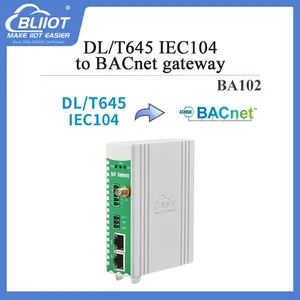 Supporting DL/T645, IEC104, Modbus RTU, Modbus TCP Conversion to BACnet/IP Protocols Energy Management Gateway thumbnail-1