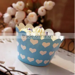 Green Loving Flower Paper Muffin Cup thumbnail-1