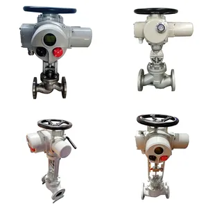 DN80 Motorized Actuated Electric Globe Valves Industrial Valve thumbnail-1