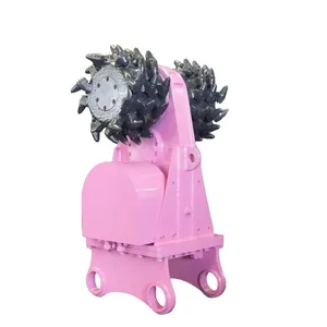 Small Excavator Drum Cutting Machine Used for Tunnel Trenching thumbnail-1