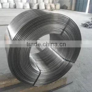 Low Carbon Flux Ferro Calcium Cored Wire/flux CaFe Cored Welding Wire China Export thumbnail-1