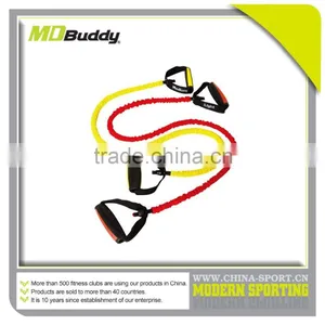 Hot Sale Gym Equipment Resistance Tube With Safe Sleeve thumbnail-1