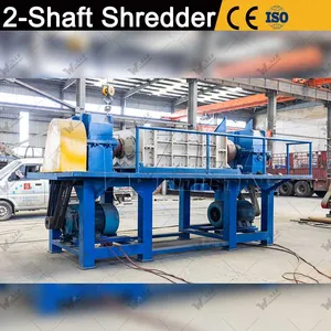 Tyre Shredder Metal Shredding Machine Aluminium Extrusions Shredder Machine thumbnail-4