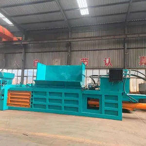 Fully Automatic Horizontal Hydraulic Scrap Station Various Light Throw Material Compression Baling Machines Bottle Pouch thumbnail-4