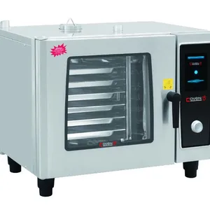 Large Capacity Touch Screen Gas Combi Oven LPG Natural Gas Cooking Oven thumbnail-2