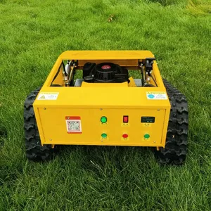 Petrol Industrial Rubber Track All Terrain Self-Charging Commercial One-Button Start RC Bush Trimmer thumbnail-3