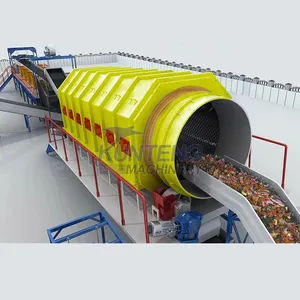 Municipal Solid Waste and Household Waste Trommel Screening Machine EPC Project thumbnail-1