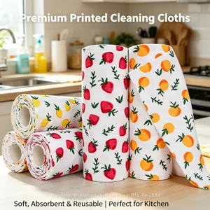 Household Microfiber Dual Texture Cleaning Towels Scratch Free Furniture Wiping Cloths thumbnail-4