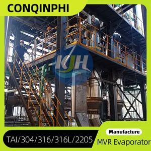 304 Stainless Steel Forced Circulation Evaporator With PLC Control System thumbnail-4