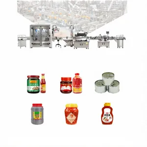 Fully Automatic Chili Sauce Filling Machine Tomato-Beef Salad Sauce Filling Machine Customized Seasoning Paste Filling Line thumbnail-1