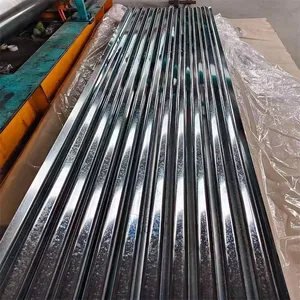 Low Price Cheap Used 0.12-0.8mm PVC Silver Big 6 Galvanized Corrugated Sheets Iron Roofing Plate thumbnail-5