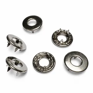 Automatic Riveting Compatible 222# 10mm Cap or Open Hole Snap Buttons, Uniform Size Tolerance thumbnail-2