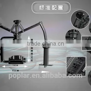 Poplar China Supplier High Quality Camera Rig Best Stability DSLR Double Handheld Video Gimbal Stabilizer for Digital thumbnail-5