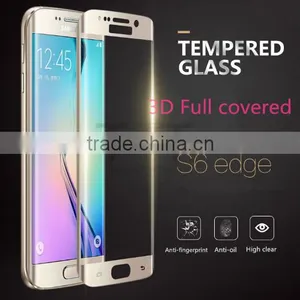 New Arrival ! ! ! -For Samsung S6 Edge Plus Full Size 3D Tempered Glass Screen Protector Curved thumbnail-1