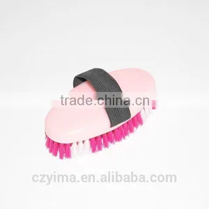 Horse Body Brush With Easy-grip Strap/grooming Brush thumbnail-1