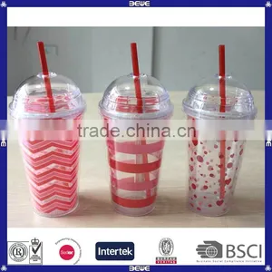 Hot Sell Customized Double Wall Plastic Tumbler for Sale thumbnail-6