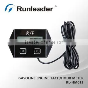 Digital Tachometer Hour Meter for Gas Engine Snowmobile ATV UTV Motorcycle Boat Snowblower Jet Ski Motocross Quad Pit Bike thumbnail-1