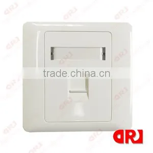 86*86 Type With Shutter RJ11 Single Faceplate thumbnail-1
