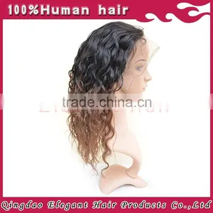 2015 Qingdao Elegant Virgin Hair Brazilian Hair Full Lace Wig Kinky Curly Brazilian thumbnail-1