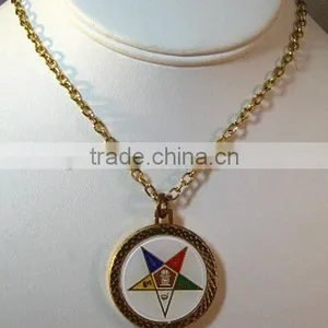 Eastern Star Gold Necklace OES Charm Necklace Jewelry thumbnail-1