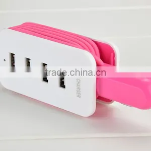 4 USB Port 4.3 A New Design Usb Car Charger With Universal Car Adapter With Usb Charger thumbnail-3