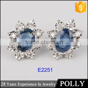 2015 Style Wedding 925 Sterling Silver Earring With Display Stand thumbnail-2